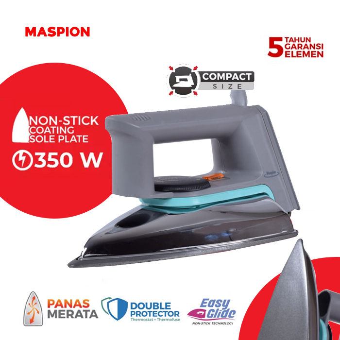 Maspion Setrika Listrik Dry Iron - EX-1010 | EX1010